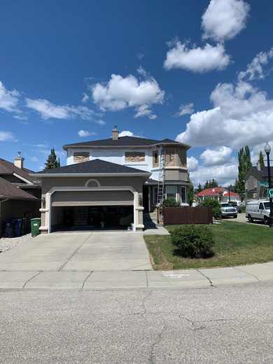 Stucco coatings painting project